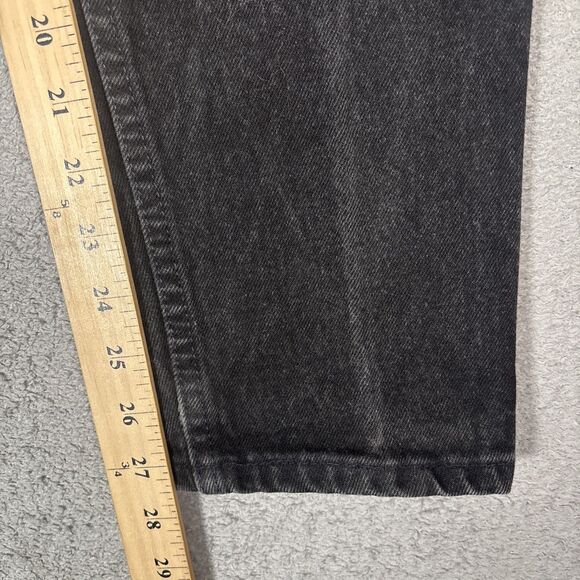 Vintage Levi’s Jeans Womens Sz 10 Short 15921 Tapered Fit Tapered Leg Black ‘96 - Picture 7 of 14